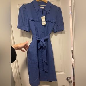 Boden button up dress